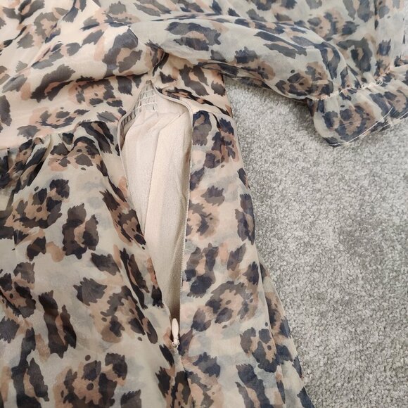 Endless Rose Women's Leopard Babydoll Dress Size Small NEW Mobwife Western - Picture 11 of 14